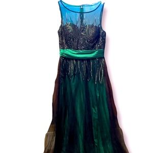 Dark Green and Black Formal